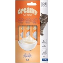 Hakay Creamy Yengeçli Kedi Ödülü 4X15GR