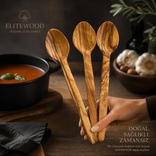Elite Wood Zeytin Ağacı Kaşık Seti 3’lü 22 cm El Yapımı %100 Doğal Ahşapzeytin Ağacı Kaşık Seti 3’lü 22 cm El Yapımı %100 Doğal Ahşap Tahta Yemek Kaşığı Servis Kaşığı Mutfak Gereçleri