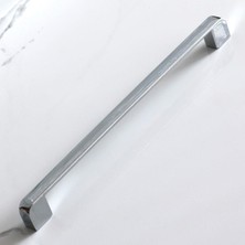 Hakay 10 Adet Gölcük Oval Mobilya Mutfak Dolap Çekmece Dolabı Kapak Metal Kulpu Kulbu Kulpları Krom 224 mm