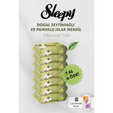 Hakay Sleepy Zeytinyağlı Pamuklu Bebek Havlusu 7 Al 6 Öde Hediyeli