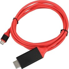 Hakay USB Type C 3.1 To HDMI Çevirici Dönüştürücü Tv Bağlama Kablosu