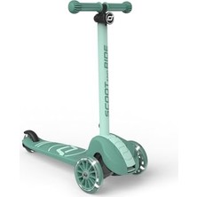 Hakay Highwaykick 3s Çocuk Scooter'ı, 3 Yaşından Itibaren, Yüksekliği Ayarlanabilir, 2 Kademeli Direksiyon, LED Tekerlekler, Katlanabilir Scooter, Çocuklar Için, 96 – 130 cm