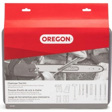 Hakay Oregon Üniversal Motorlu Testere Törpü Seti ve Bakım Seti, Manuel Zincirli Testere Bileyici Kiti, Törpü Tezgahlı, 17 Parça, Sert Yüzeyli Çanta (601981)