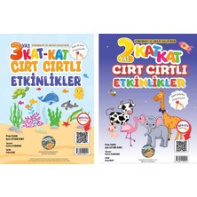 Hakay Cırt Cırtlı Etkinlik Kitapları 2 Yaş - 3 Yaş Set (Kat Kat Cırt Cırtlı Etkinlikler)