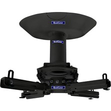 Hakay Qualgear Pro-Av Qg-Kıt-Ca-3ın-B Tek Kirişli Tavan Adaptörü, 3 Inç 1,5 Inç Projektör Montaj Kiti Aksesuarı, Siyah