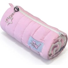 Hakay Fufu Narutomaki Y2K Rulo Pembe Kalemlik Pembe Kırtasiye Makyaj Düzenleyici Çanta Kalem Kutusu