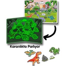 Hakay Dino World Manyetik Hikaye Oluşturma Kutu Oyunu