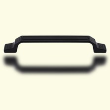 Hakay 10 Adet Can Mobilya Mutfak Dolabı Çekmece Dolap Kapak Kulpu Düz Metal Kulp Kulbu Kulpu 128 mm Siyah