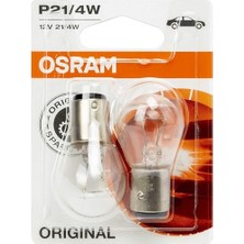 Hakay Osram P21/4W Yeni Nesil Ampül 12V 21/4W Çiftli (Çift Duy)