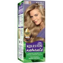Hakay Koleston Naturals 8/1 Açık Küllü Kumral Saç Boyası