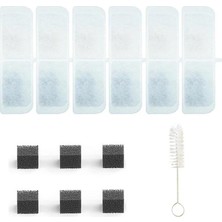 Hakay Haustier WF001/WF004 Otomatik Kedi Su Sebili Uyumlu, Su Sebili Filtre Seti (6 Adet)