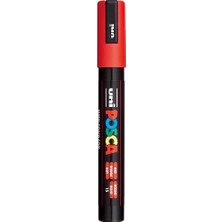 Hakay -Ball Pc-5m Su Bazlı Poster Markörü, Kırmızı