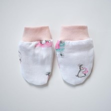 Hakay Deux Lapıns% 100 Pamuk Müslin Eldiven – Bébé Lapin Rose YNDGELDVN-1019