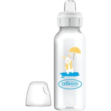 Hakay Dr. Brown's 8 OZ/250 ml Pp Dar Ağız + Sippy Biberon Bardak, Tavşan, Tekli Paket