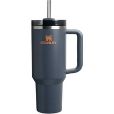 Hakay Stanley Quencher Pipetli Termos Bardak, Lacivert (Twilight), 1.18 Litre