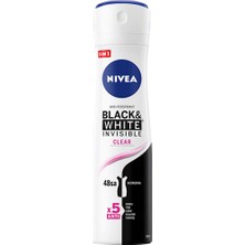 Bezos Deo Bayan Invisible Black&white Clear 150ML