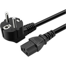 Hakay Bilgisayar Pc Kasa Monitör Için Power Güç Kablosu 3 Metre