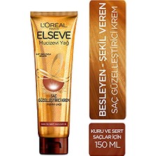 Hakay L'oreal Paris Elseve Mucizevi Yağ Saç Güzelleştirici Krem 150 ml - Kuru ve Sert Saçlar Için