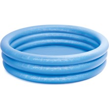 Hakay Intex Kinderpool 3-Ring-Pool Crystal 59416 Np, Mavi, Ø 114 x 25 cm