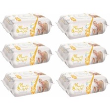 Hakay Sleepy Islak Havlu 90 Yaprak 6'lı Set