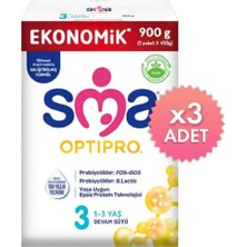 Hakay Sma Optipro 3 Probiyotik Devam Sütü 3lü 900 gr 109027-3-1