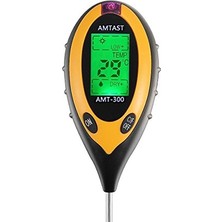 Hakay K136.003 4 Parametre Toprak Ph Nem Isı Işık Ölçer, Siyah