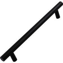 Hakay Çubuk Mobilya Mutfak Dolap Dolabı Çekmece Kulpu Kulbu -Mat Siyah Metal (160 Mm-16.0 Cm) Kulpları