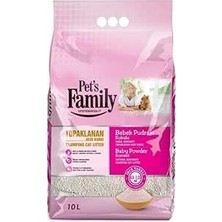 Hakay Pets Family 10 Lt Hızlı Topaklanan Doğal Bentonit Parfümsüz Ince Taneli Kedi Kumu