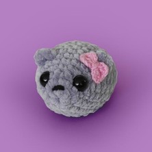 Hakay Sad Hamster Amigurumi Tığ Kiti Örgü Seti