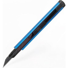 Hakay WP212012 9mm Alüminyum Kasa Cep Askılı Maket Bıçağı (Mavi)