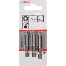 Hakay Bosch Professional Accessories Vidalama Ucu, Gri, 3 Adet