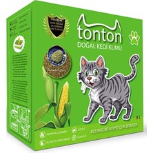 Hakay Mısır Koçanı Granülü Topaklaşan Doğal Kedi Kumu 8 Lt