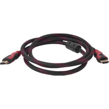 Hakay Powermaster HDMI Kablo Ip Örgülü Gold Uçlu 1,5 Metre