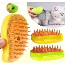 Hakay Kedi ve Köpek Buharlı Yıkama Fırçası Tarağı Yumuşak Silikon, Şarj Kablosu ile Birlikte
