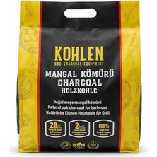 Hakay Naturholz 3 kg Doğal Meşe Bbq Mangal Kömürü | Temiz Dolum | Net Kilo Garantisi | Özel Fb Paket