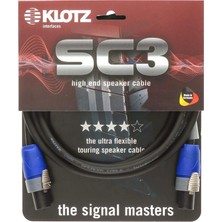 Hakay Klotz Sc-3 Speakon Hoparlör Kablosu 15M 2x2,5mm²