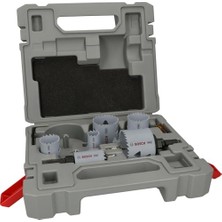 Hakay Bosch 12X Pro Multi Material Delik Açma Testeresi Seti - Standart Tutucu (Yumuşak Ahşap, Alçıpan, Ø 22, 29, 35, 44, 51, 64 Mm, Professional Aksesuar Döner Matkap/vidalamalar, Darbeli Matkap/vidalama)