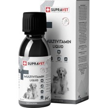 Frefly Store Supravet Multivitamin Kedi ve Köpek Sağlığı Için Sıvı Damla 100 ml