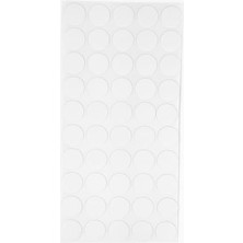 Hakay Furndıy Vida Çivi Gizleyici Tapa 21MM x 50 Parça | Çivi ve Vida Deliği Için Gizleyici Sticker | Kendinden Yapışkanlı Vida Tapası (Beyaz)