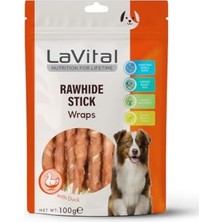 Frefly Store Lavital Rawhide Stick With Duck Ördek Etli Köpek Ödül Çubuğu 100G Tüm Irklar Için Yetişkin Köpekler