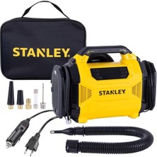 Hakay Stanley SXIF3501 Dijital Lastik Şişirme Pompası, 12V/220V, 150 Psı, LED Lambalı, Siyah