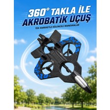 Eco Port Uzaktan Kumandalı Savaş Uçağı Drone 2.4 Ghz Jiroskoplu Tek Tuş Kalkış Iniş 360° Dönüş