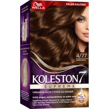 Wella Supreme Kit Saç Boyası 4/77 Kadife Kahve