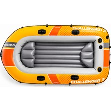 Welcomein Challenger 3 Şişme Bot Seti 295 x 137 x 43 cm – 3 Kişilik, Kürek ve Pompa Dahil