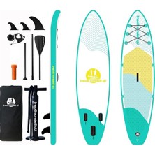 Frefly Store 320X81X15 cm Boyutlarında Şişme Sup Board, Yeşil Renk Seçeneği