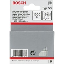 Hakay Bosch - Zımba Teli Tip 53 11, 4 * 0, 74 * 12 mm