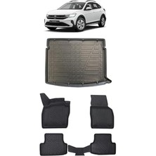Hakay Volkswagen Taigo 2025 Model Ile Uyumlu 5d Premium Ekstra Havuzlu Paspas ve Bagaj Havuzu Set