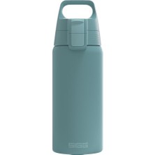 Hakay Sıgg - Yalıtımlı Içecek Şişesi – Shield Therm One Morning Blue – Asitli Içecekler Için Uygundur – Sızdırmaz – Bulaşık Makinesinde Yıkanabilir – Bpa Içermez –%90 Geri Dönüştürülmüş Paslanmaz Çelik –