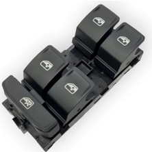 Aesco VASS41 Sol Ön Kapı Dörtlü Cam Düğme Takımı 6JB959857A Seat Toledo ile Uyumlu 2013-2019