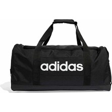 Adidas Linear Duffel M Unisex Çanta JD9555 Black/black/whıte